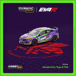 TARMAC WORKS HOBBY64 1/64 Honda Civic Type R FK8 EVA Racing T64-TL014-EVA
