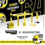 TARMAC WORKS 1/64 PARTS64 Garage tools set  Monneyes *** Stickers included *** T64A-001-ME