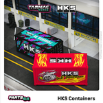 TARMAC WORKS PARTS64 Set of 2 Containers HKS T64C-001-HKS