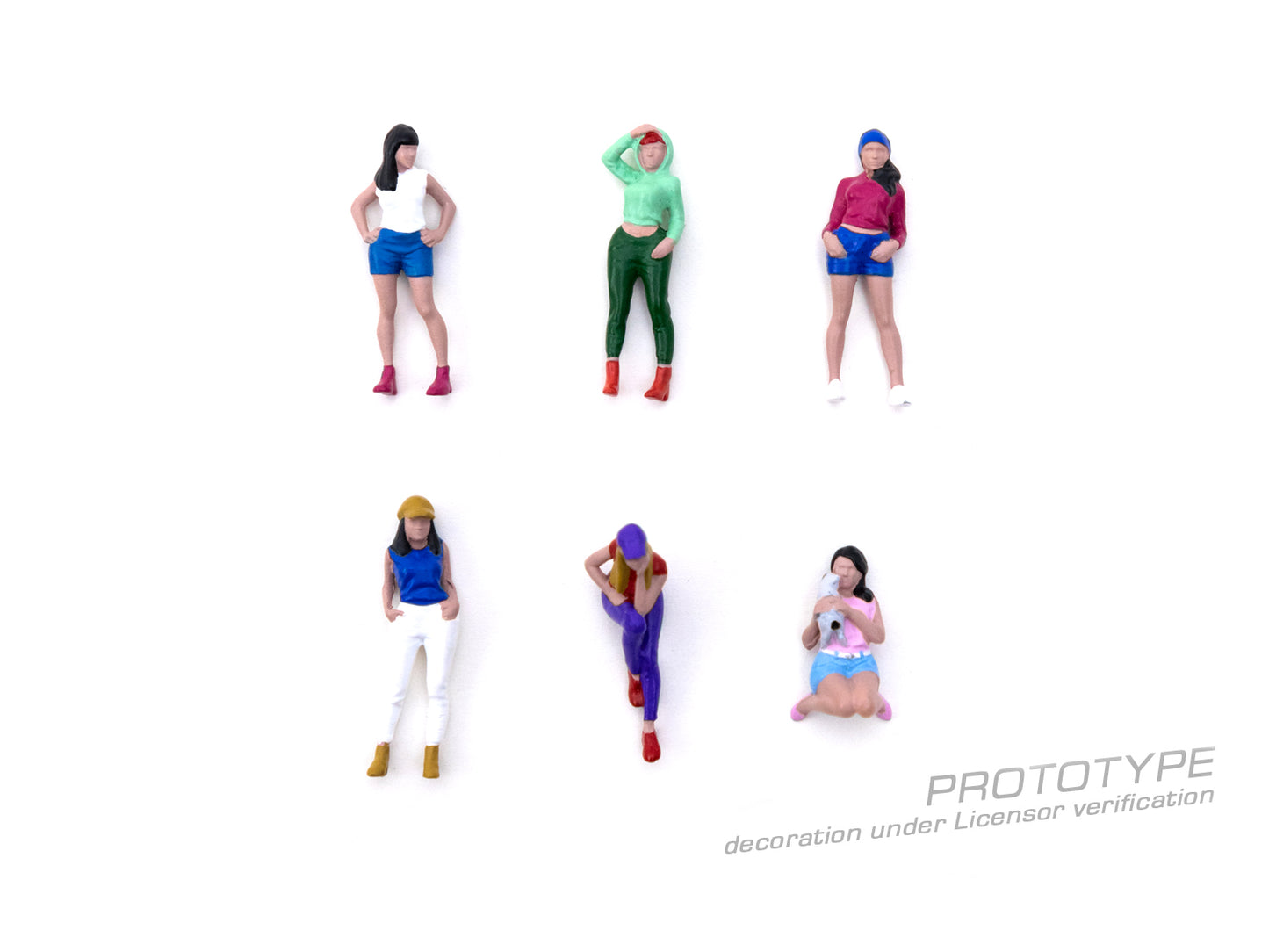 TARMAC WORKS PARTS64 1/64 Figures Set Girls Night Out T64F-008-PU