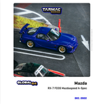 TARMAC WORKS GLOBAL64 1/64 Mazda RX-7 FD3S Mazdaspeed A-Spec Innocent Blue Mica T64G-012-BL