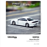TARMAC WORKS GLOBAL64 1/64 VERTEX Nissan Silvia S14 White Lamley Special Edition