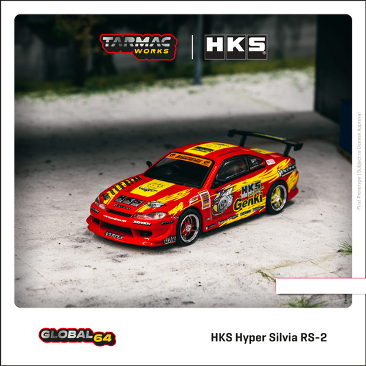 TARMAC WORKS GLOBAL64 1/64 HKS Hyper Silvia RS-2 T64G-023-HKS