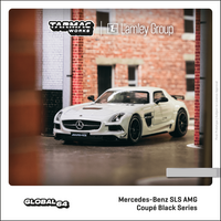 TARMAC WORKS GLOBAL64 1/64 Mercedes-Benz SLS AMG Coupé Black Series White Metallic Lamley Special Edition T64G-027-WH