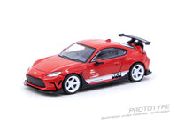 TARMAC WORKS GLOBAL64 1/64 HKS Toyota GR86 Red T64G-038-RE