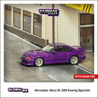 TARMAC WORKS GLOBAL64 1/64 Mercedes-Benz SL 500 Koenig Specials Purple T64G-045-PU