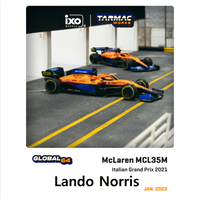 TARMAC WORKS GLOBAL64 1/64 McLaren MCL35M Italian Grand Prix 2021 Lando Norris T64G-F040-LN2