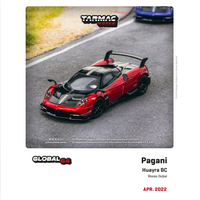 TARMAC WORKS GLOBAL64 1/64 Pagani Huayra BC Rosso Dubai T64G-TL014-RE