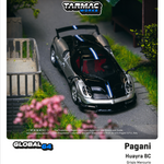 TARMAC WORKS GLOBAL64 1/64 Pagani Huayra BC Grigio Mercurio T64G-TL014-SL