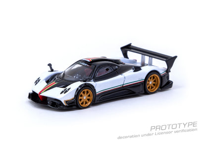 TARMAC WORKS GLOBAL64 1/64 Pagani Zonda R Bianco Benny T64G-TL015-WH