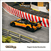 TARMAC WORKS GLOBAL64 1/64 Pagani Zonda Revolución Arancio Saint Tropez T64G-TL016-OR