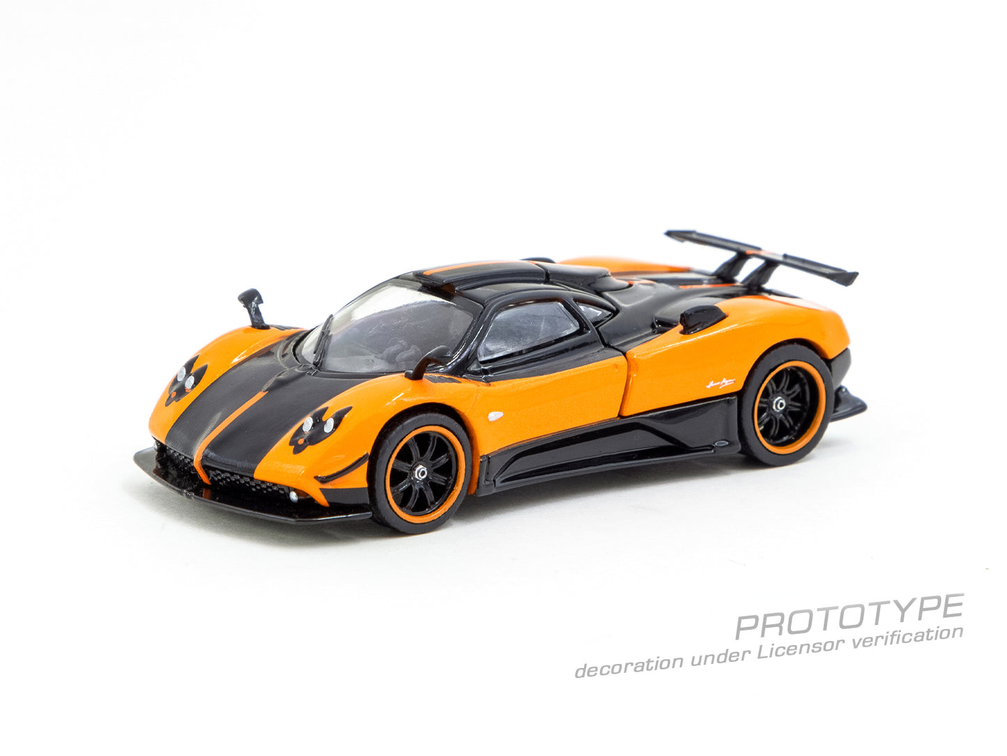 TARMAC WORKS GLOBAL64 1/64 Pagani Zonda Cinque Arancio Saint Tropez T64G-TL021-OR