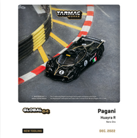 TARMAC WORKS GLOBAL64 1/64 Pagani Huayra R Nero Oro T64G-TL035-BK