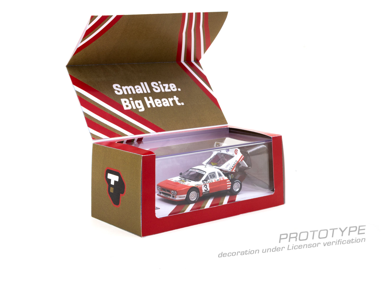 TARMAC WORKS HOBBY64 1/64 Lancia 037 Rally Rally Van Haspengouw 1985 Winner P. Snijers / D. Colebunders T64P-TL002-85RVH03