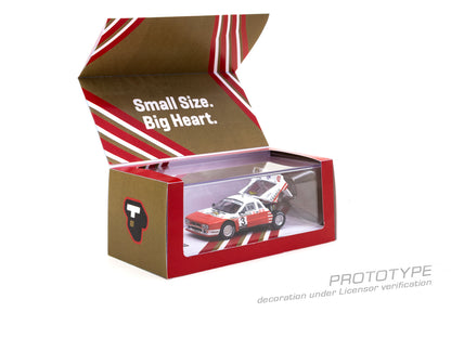 TARMAC WORKS HOBBY64 1/64 Lancia 037 Rally Rally Van Haspengouw 1985 Winner P. Snijers / D. Colebunders T64P-TL002-85RVH03