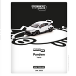 TARMAC WORKS ROAD64 1/64 Pandem Yaris White T64R-080-WH