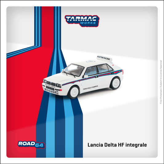 TARMAC WORKS ROAD64 1/64 Lancia Delta HF integrale Martini 6 T64R-TL049-MA6