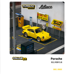 TARMAC WORKS COLLAB64 1/64 Porsche 911 RSR 3.8 Yellow T64S-003-YL