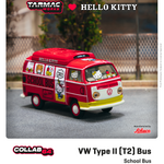 TARMAC WORKS COLLAB64 1/64 VW Type II (T2) Bus Hello Kitty *Official Licensed by Sanrio and VW* T64S-010-HK