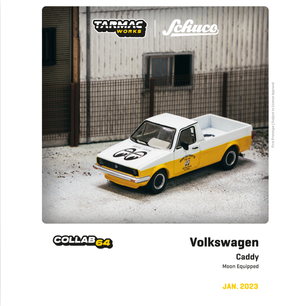 TARMAC WORKS GLOBAL64 1/64 Volkswagen Caddy Moon Equipped T64S-013-ME1