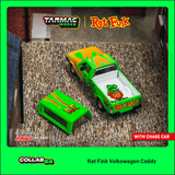 TARMAC WORKS GLOBAL64 1/64 Volkswagen Caddy Rat Fink with removable cover T64S-013-RF1