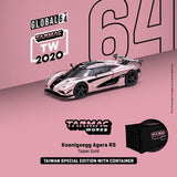 Tarmac Works 1/64 Taiwan Exclusive Model Koenigsegg Agera RS Taipei Gold T64G-005-TG