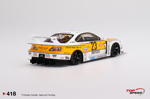 PREORDER TOP SPEED 1/18 LB-Super Silhouette Nissan S15 SILVIA Presentation TS0418 (Approx. Release Date : AUGUST 2022 subject to manufacturer's final decision)