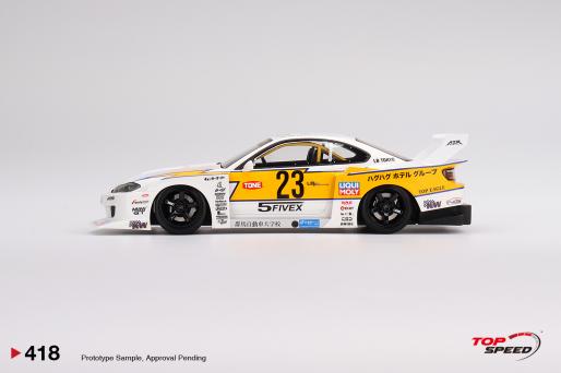 PREORDER TOP SPEED 1/18 LB-Super Silhouette Nissan S15 SILVIA Presentation  TS0418 (Approx. Release Date : AUGUST 2022 subject to manufacturer's final 