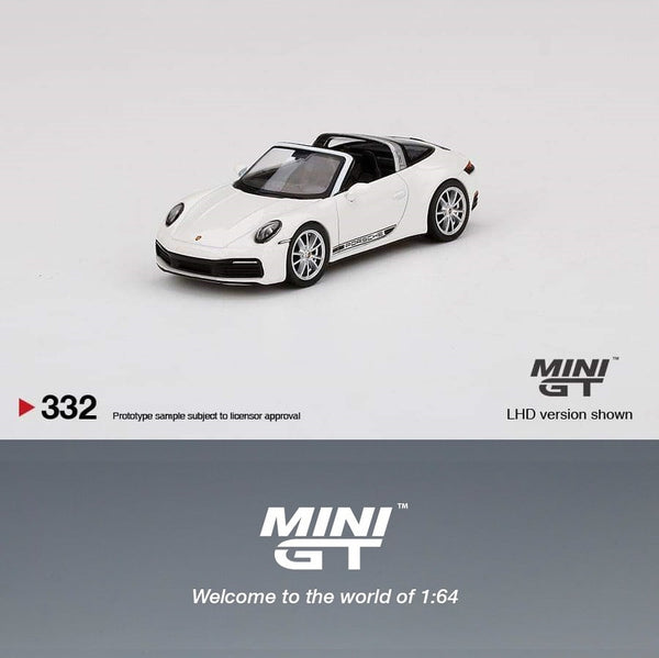 MINI GT 1/64 Porsche 911 Targa 4S  White MGT00332-L
