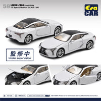 ERA CAR 1/64 LEXUS LC500 Pearl White 1ST Special Edition