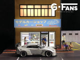 G-FANS 1/64 Diorama with LED Light - Model Car Shop 710026