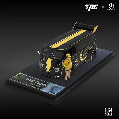 PREORDER TIME MICRO 1/64 VW T1 Gold Black  (Approx. Release Date : JUNE 2022 subject to manufacturer's final decision)