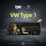 PREORDER TIME MICRO 1/64 VW T1 Gold Black  (Approx. Release Date : JUNE 2022 subject to manufacturer's final decision)
