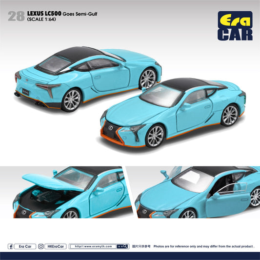 ERA CAR 1/64 28 LB Works LC500 (Goes Semi-Gulf) LS21LC2801