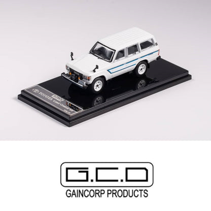 GCD 1/64 Toyota Land Cruiser LC60 Modified Version RHD WHITE KS029-87