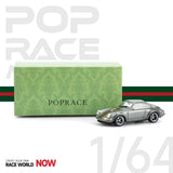 PREORDER POPRACE 1/64 Singer 911 Gunmetal (Approx. release in Q4 2022 and subject to the manufacturer's final decision)