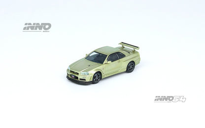 INNO64 1/64 NISSAN SKYLINE GT-R (R34) V-Spec II Nür Millennium Jade IN64-R34VS-MJADE