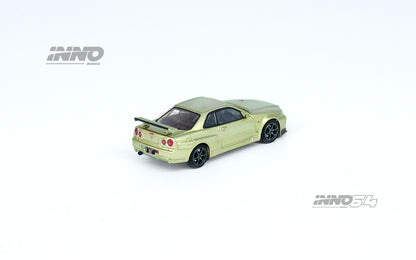 INNO64 1/64 NISSAN SKYLINE GT-R (R34) V-Spec II Nür Millennium Jade IN64-R34VS-MJADE