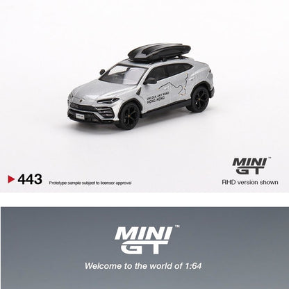 MINI GT 1/64 Lamborghini Urus "UNLOCK ANY ROAD HONG KONG" - HK Exclusive MGT00443-R