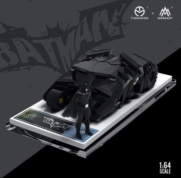 PREORDER TIME MICRO 1/64 Resin Batmobile with Figure (Approx. Release Date : DECEMBER 2022 subject to manufacturer's final decision)