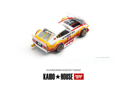 MINI GT x Kaido House 1/64 Datsun KAIDO Fairlady Z Kaido GT V1 (Red/Yellow) KHMG029