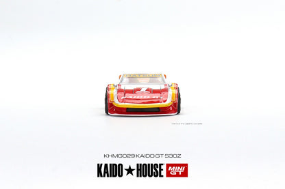 MINI GT x Kaido House 1/64 Datsun KAIDO Fairlady Z Kaido GT V1 (Red/Yellow) KHMG029