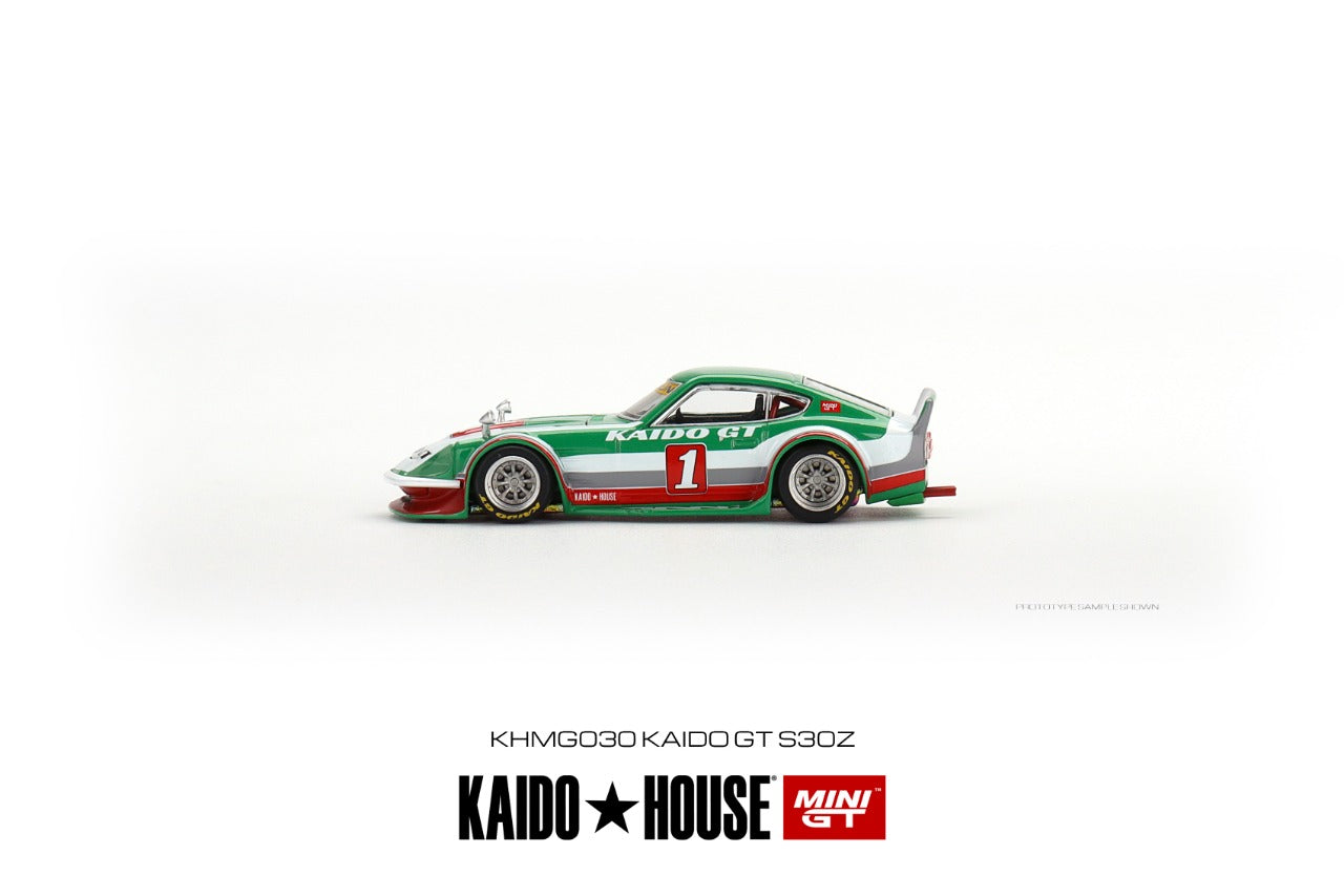 MINI GT x Kaido House 1/64 Datsun KAIDO Fairlady Z Kaido GT V2 (Green) KHMG030