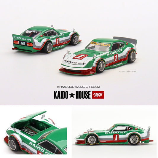 MINI GT x Kaido House 1/64 Datsun KAIDO Fairlady Z Kaido GT V2 (Green) KHMG030