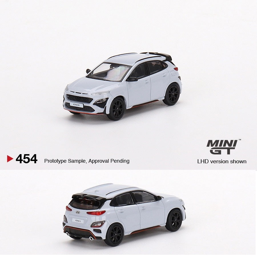 MINI GT 1/64 Hyundai KONA N Sonic Blue LHD MGT00454-L