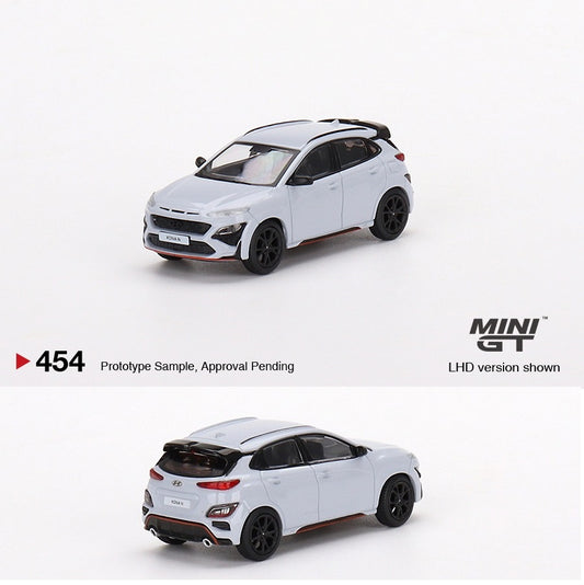 MINI GT 1/64 Hyundai KONA N Sonic Blue LHD MGT00454-L