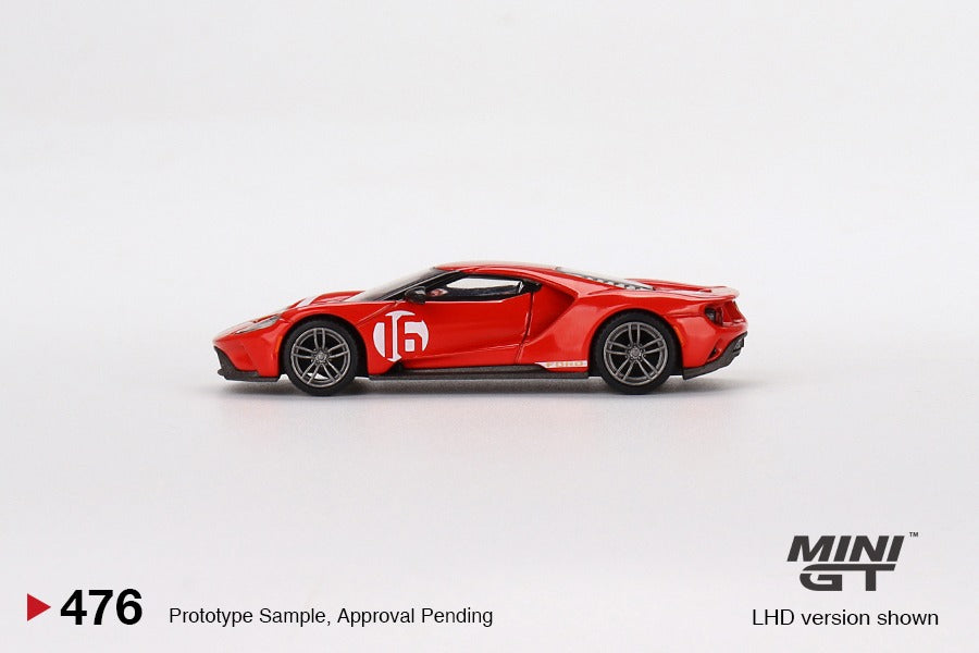 MINI GT 1/64 Ford GT Alan Mann Heritage Edition LHD MGT00476-L