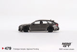 MINI GT 1/64 Audi ABT RS6-R Daytona Grey LHD MGT00479-L