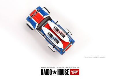 MINI GT x Kaido House 1/64 Datsun KAIDO 510 Wagon Kaido GT Surf Safari RS KHMG044