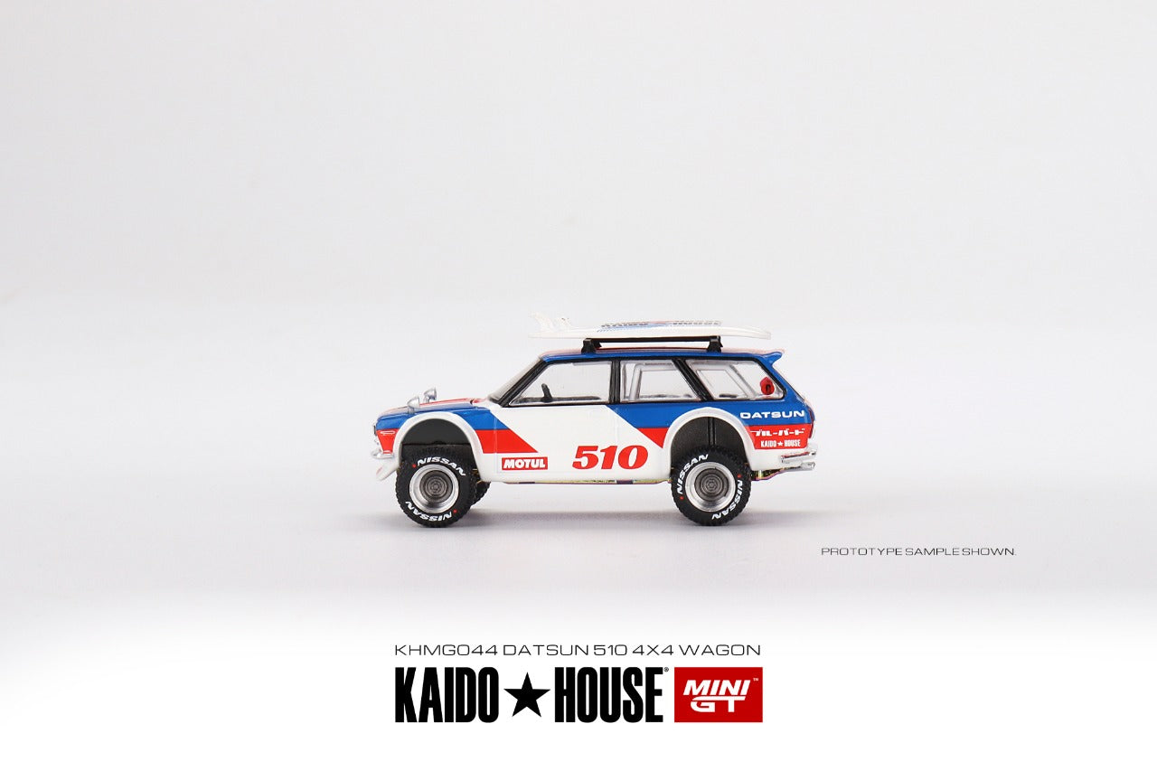 MINI GT x Kaido House 1/64 Datsun KAIDO 510 Wagon Kaido GT Surf Safari RS KHMG044
